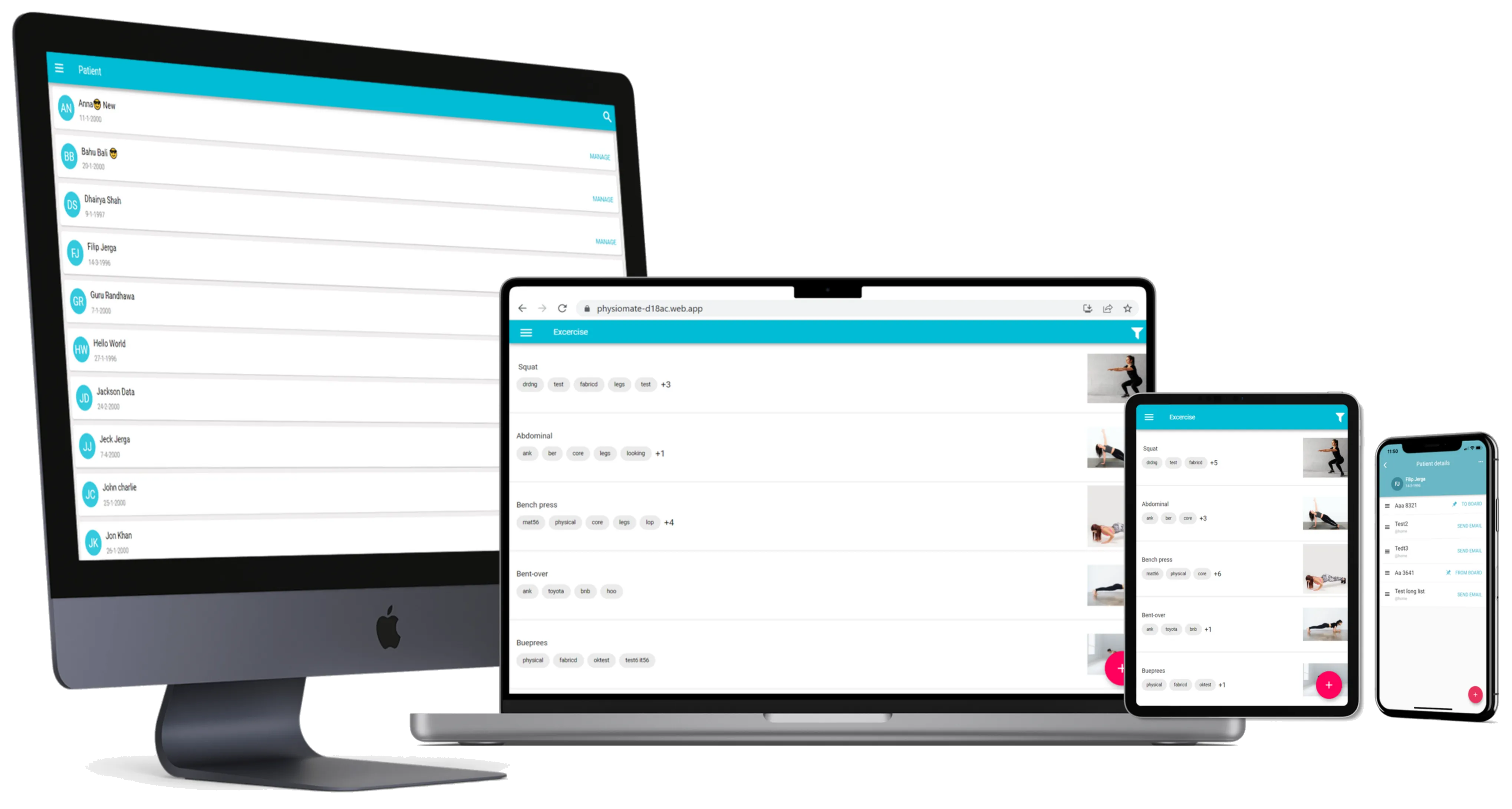 Case-study page with desktop, MacBook, iPad, and iPhone screens